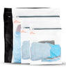 InsideSmarts Delicates Laundry Wash Bags for Lingerie, Bras, Hosiery. Durable Mesh, 4 Bag Set