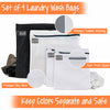 InsideSmarts Delicates Laundry Wash Bags for Lingerie, Bras, Hosiery. Durable Mesh, 4 Bag Set